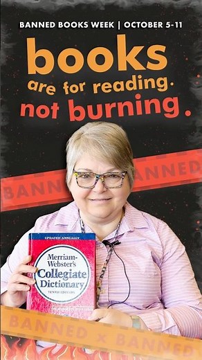 🔥 Why "Merriam-Webster's Collegiate Dictionary" Was Challenged | Banned Books Week 2025 🔥