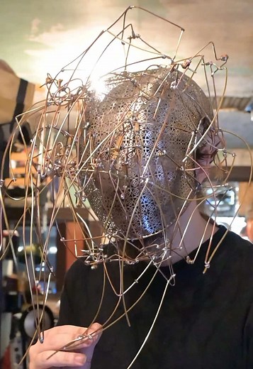 Creating a Unique Kinetic Stainless Steel Mask