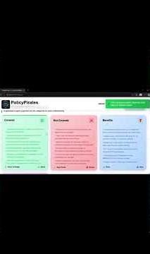Policy pirates - AI Insurance Analyzer Demo.