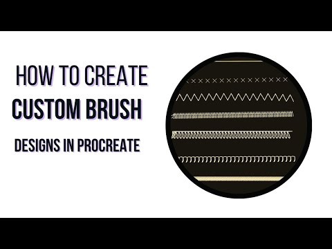 How to create custom brushes in procreate