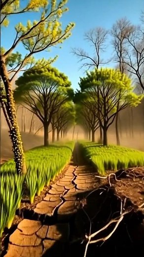 “Dry Forest Transformation | Lush Nature Time-Lapse 4K | Cinematic AI Video”