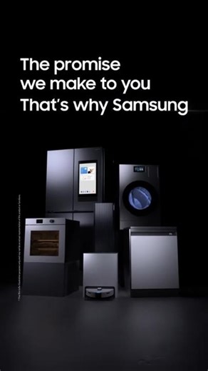 We show you why Samsung appliances stand out: because of our reliability. Besides being built to withstand extreme testing, Samsung appliances also offer 7-year software updates, an industry-leading warranty, and remote appliance management, which ensures durability and peace of mind. Learn more: http://spr.ly/61807ShsC #Reliability #WhySamsung #BespokeAI #Samsung #SamsungGH | Samsung