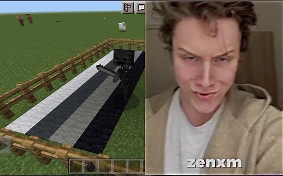 Summoning Wither Skeleton in Minecraft