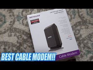 NetGear CM700 Cable Modem Unboxing and Setup!!