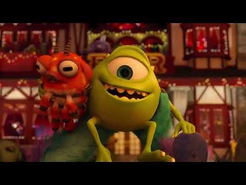 Mike and Sulley pig chase scene (Monsters University 2013)