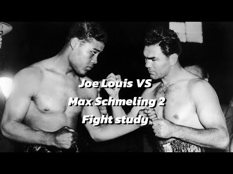JOE LOUIS VS MAX SCHMELING 2 FIGHT STUDY