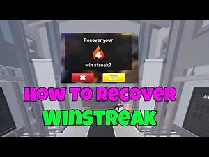 (GUIDE) How to RECOVER YOUR WINSTREAK in Roblox Rivals