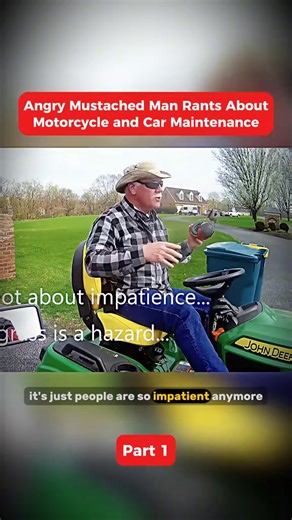 Part 1 Angry Mustached Man Rants About Motorcycle and Car Maintenance biker crazyman crashmoto 1min viral | Eshaqatk82c | Facebook