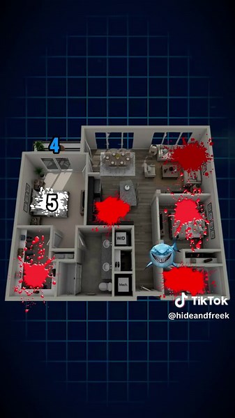 Sharks Are Breaking In: Choose Your Hiding Spot!