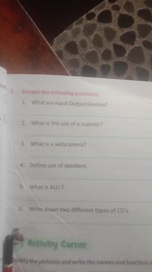 Answer the following questions:What are Input-Output Devices?... | Filo