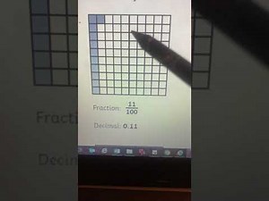 MAB blocks as decimals - A visual representation