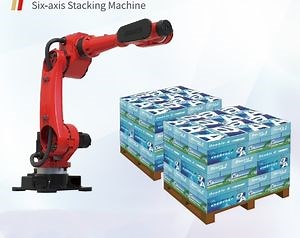 [Hot Item] 6-Axis Carton Box Automatic Stacking Robot, High Precision
