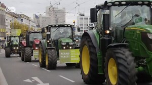 Farmers' protest: 2,000 tractors rolled into Bonn city centre