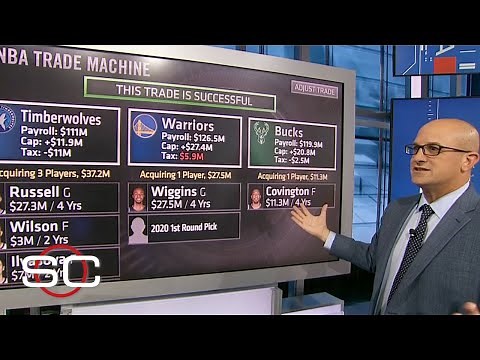 NBA Trade Machine: How the Warriors, Bucks & Timberwolves pull off a blockbuster deal | SportsCenter