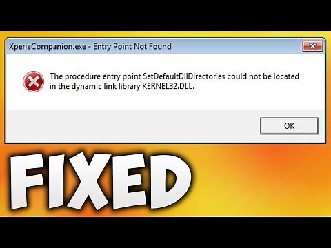 How to fix Entry Point not found error KERNEL32.dll Windows 7