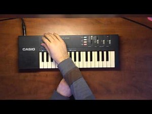 Casio PT-100 Demo (modded with audio output, not bent) - MIDIVERSE TV