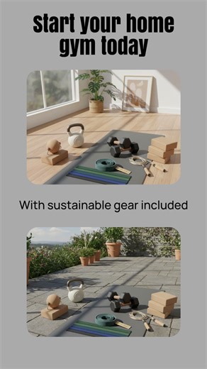 Ready to start your fitness journey at home? The Home Gym Starter Pack gives you everything you need to build strength, improve flexibility, and follow expert guidance—all with sustainable gear designed to last. 🌿 This pack includes our anti-slip yoga mat, elastic resistance bands, and a 30-day full-body workout plan to keep you moving. Enjoy a clean, natural workout space that makes wellness simple and eco-friendly. Plus, check out our supplements, digital products, and workout apparel to comp