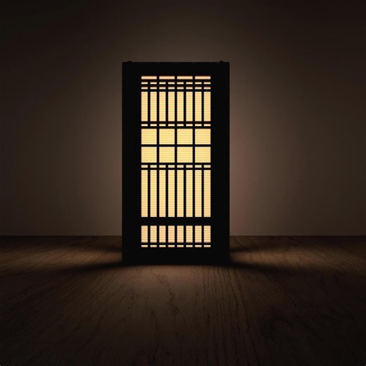 Japanese Shoji Table Lamp: Dimmable Wood Night Light - Etsy