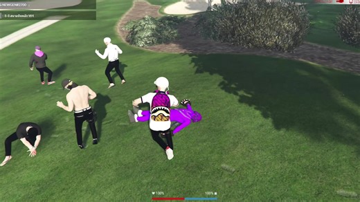 Animated Characters Compete in Virtual Golf Challenge