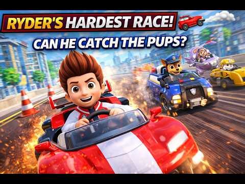 RYDER’S HARDEST RACE! 🏎️💨 Can He Catch the Pups on Speedy Way JR?