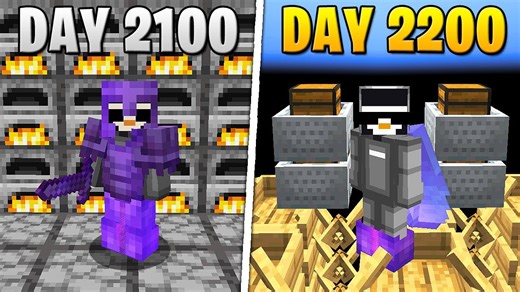 Survived 2,200 days in hardcore Minecraft with epic feats