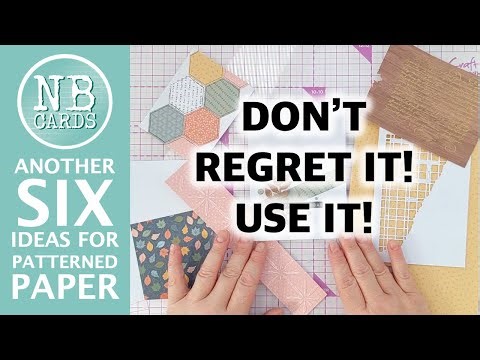 SIX MORE Ideas for Using Patterned Paper on Clean and Simple Cards! [2024/89]