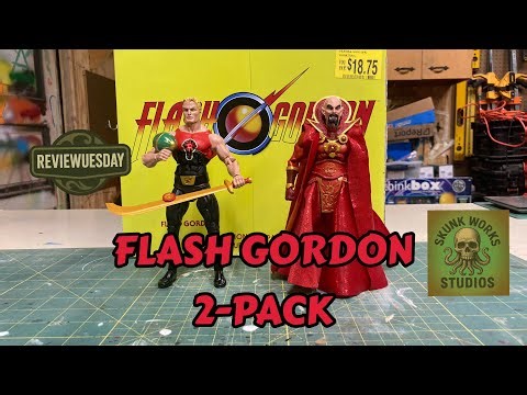FLASH GORDON 2-PACK BY NECA TOYS:REVIEWUESDAY #skunkworksstudios #necatoys #flashgordon