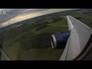 Classic B737-200 Pratt & Whitney JT8D Engines with RARE Vortex Dissipator during Takeoff! [AirClips]