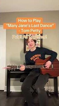 How to Play “Mary Jane’s Last Dance” - Tom Petty 🎸 #guitartok #guitartutorial #acousticguitar
