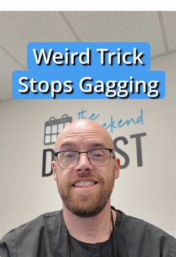 Gagging at the dental office? I found a fix that works for everyone. #dentalanxiety