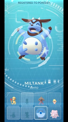 First Shiny Miltank Pokémon GO