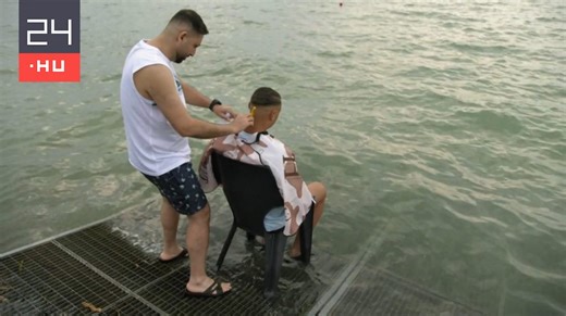 PSG Ogli haját a Balatonban nyírták le, "nehogy középszerű barberszalonban kelljen" | 24.hu