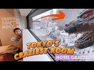 Godzilla Gonna GNAW Me?! Tokyo's Most INSANE Experience [Hotel Gracery Shinjuku] Godzilla View Room