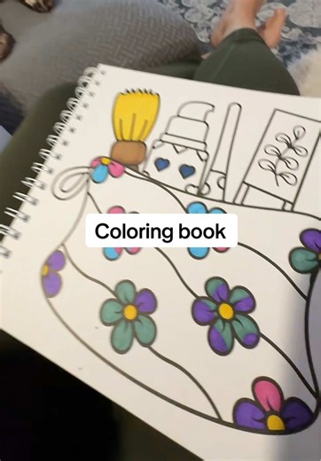 Cute, bold coloring book made for stress relief and everyday relaxation — easy pages, cozy vibes, and the perfect way to unwind anytime #coloringtherapy #coloring #coloringbook #spiralboundcoloringbook #adultcoloringbook
