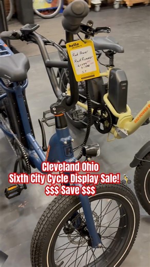 E-bike display sale. Cleveland Ohio. Sixth City Cycle #ebikereview #electricvehicle #ebike #ebikes