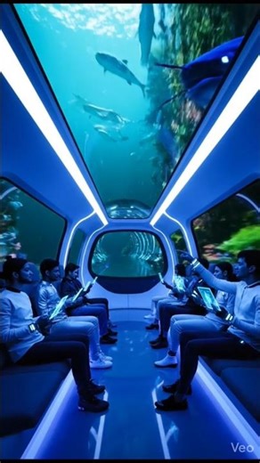 Kolkata 2050: Underwater Hyperloop Metro in Ganges! 🚇🌊 #Shorts