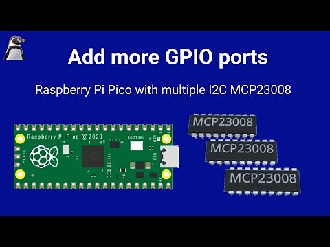 Using MCP23008 GPIO expanders with a Raspberry Pi Pico - with dual I2C devices