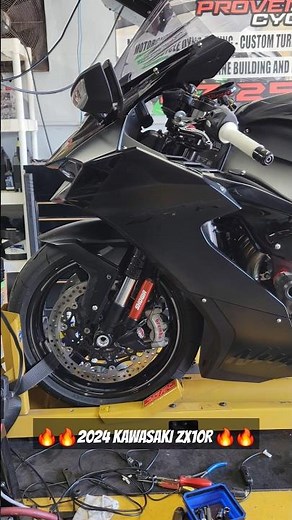 2024 Kawasaki ZX10R ripping on the dyno! Ecu flash and dyno tune!