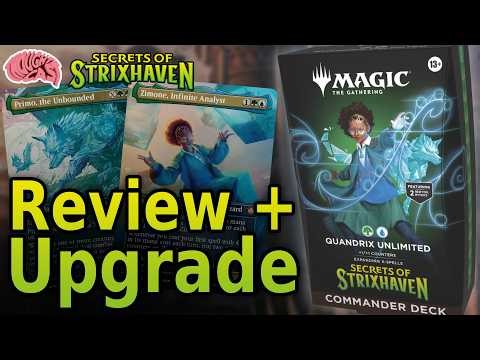 Quandrix Unlimited Commander Review & Upgrade | Secrets of Strixhaven Commander