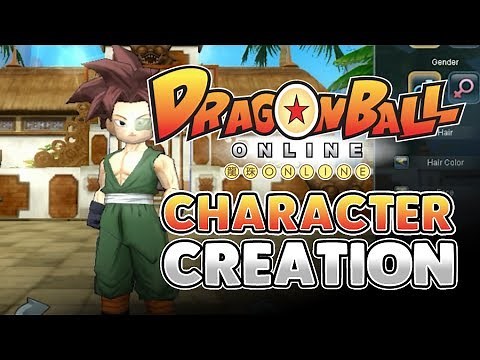 Dragon Ball Online - Character creation - Races, classes and customization [720p]