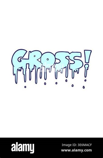 spinning motion animation of cartoon gross symbol Stock Video Footage - Alamy