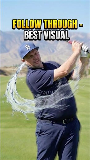 Simple Visual for a Perfect Golf Follow-Through!💧