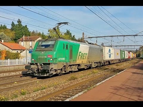 French Freight Trains Compilation - Trains de Fret SNCF DB ECR VFLI EUROPORTE OSR et COLAS RAIL