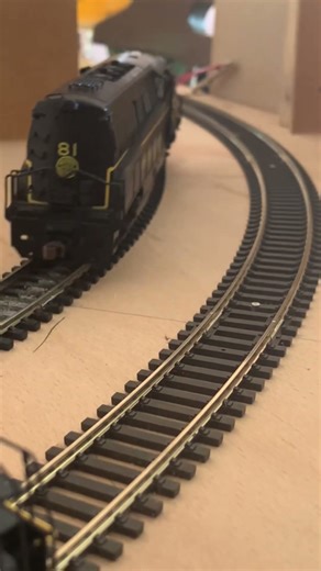 Western Maryland EMD BL2 on the inner(pre scenery)