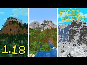 MINECRAFT 1.18 - CONHEÇA AS NOVAS MONTANHAS e BIOMAS da ATUALIZAÇÃO!