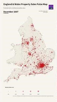 England & Wales Property Sales Map | Monthly Postcode Bubble Chart (1995-2026)