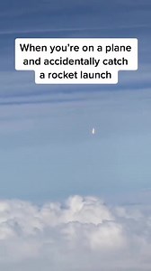 3.6M views · 169K reactions | Passenger spots rocket launch from plane, netizens are stunned by the viral video #viral #Trending #rocketlaunch | HT City | Facebook