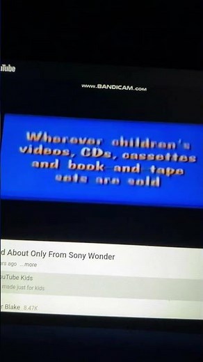 Only From Sony Wonder Logo (1997)