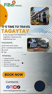 FiBeiTravel.com | Manila & Tagaytay Day Tour 🇵🇭🌄