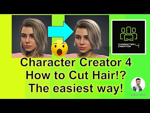 How to Cut Hair - Character Creator 4 - CC4 Tutorial